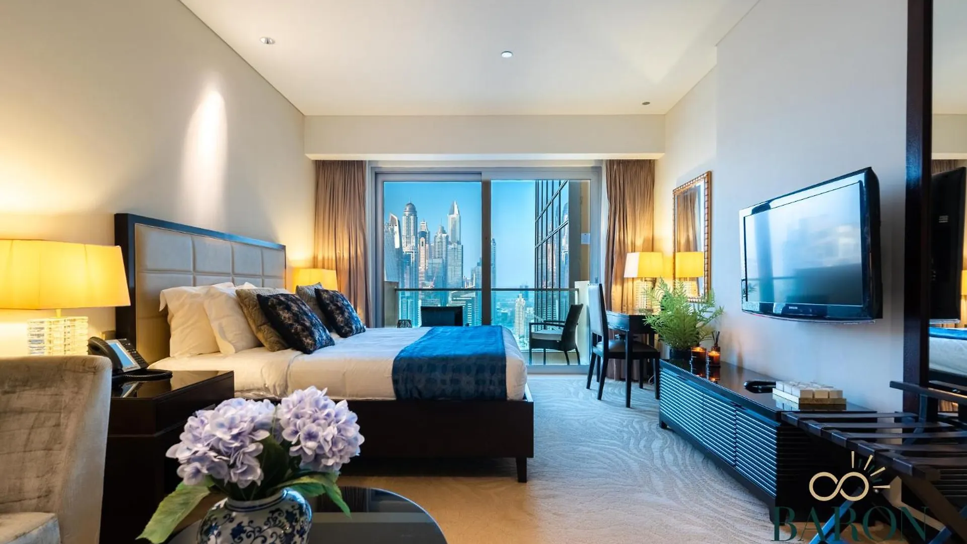 Luxe High Floor Studio In Address 36 Dubaj Zjednoczone Emiraty Arabskie